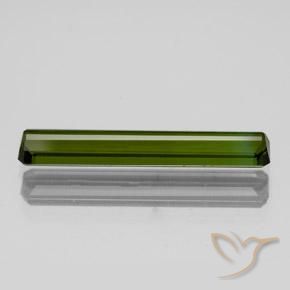 Tormalina Verde scuro naturale da 1.80 ct, Ottagonale / Taglio smeraldo, VVS-VS