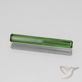 Tormalina Verde medio-scuro naturale da 2.48 ct, Taglio smeraldo, SI