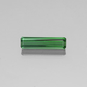Tormalina Verde medio naturale da 1.36 ct, Taglio smeraldo, VVS