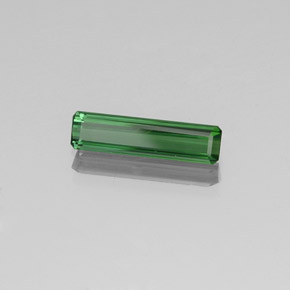Tormalina Verde medio naturale da 1.36 ct, Taglio smeraldo, VVS
