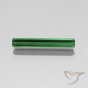 Tormalina Verde chiaro naturale da 1.40 ct, Taglio smeraldo, VVS