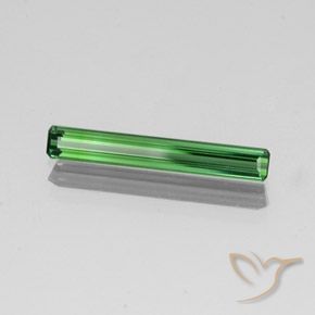 Tormalina Verde chiaro naturale da 1.40 ct, Taglio smeraldo, VVS