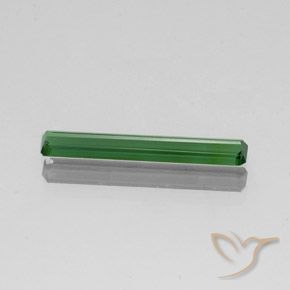 Tormalina Verde chiaro naturale da 1.40 ct, Taglio smeraldo, VVS