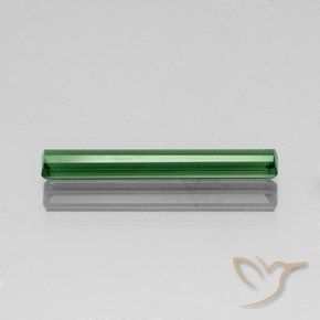Tormalina Verde naturale da 1.77 ct, Ottagonale / Taglio smeraldo, VVS