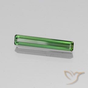 Tormalina Verde medio naturale da 1.38 ct, Ottagonale / Taglio smeraldo, VS-SI