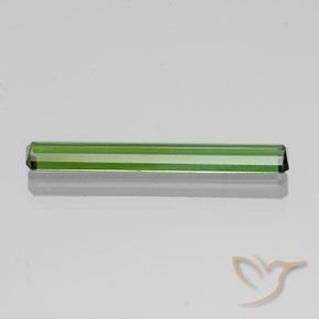 Tormalina Verde medio naturale da 1.69 ct, Ottagonale / Taglio smeraldo, VVS-VS