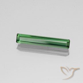 Tormalina Verde naturale da 1.66 ct, Ottagonale / Taglio smeraldo, VVS-VS