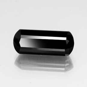 Tormalina naturale nero da 13,07 ct, forma fantasia, opaco