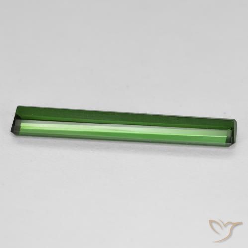 Tormalina Verde terroso naturale da 1.81 ct, Ottagonale / Taglio smeraldo, VVS