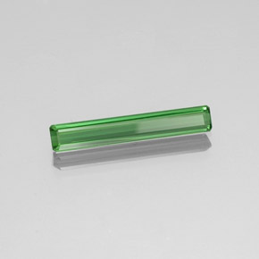Tormalina naturale verde da 1,88 ct, taglio smeraldo, VVS-VS