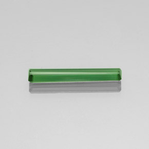Tormalina naturale verde da 1,88 ct, taglio smeraldo, VVS-VS