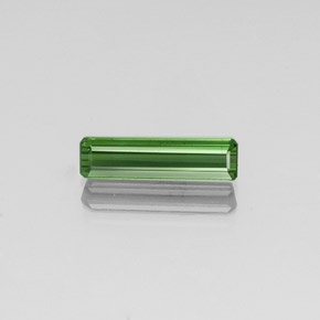 Tormalina naturale verde da 1,48 ct, taglio smeraldo, VVS-VS