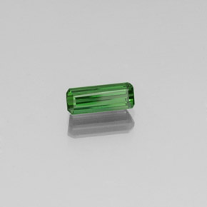 Tormalina Verde naturale da 1.03 ct, Taglio smeraldo, VS