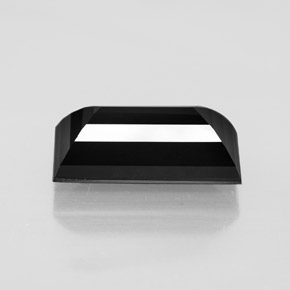 Tormalina naturale nero da 7,99 ct, baguette, opaco