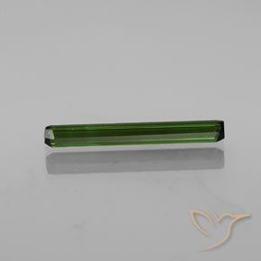 Tormalina Verde terroso naturale da 2.25 ct, Ottagonale / Taglio smeraldo, VVS