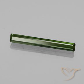 Tormalina Verde scuro naturale da 2.65 ct, Ottagonale / Taglio smeraldo, VVS