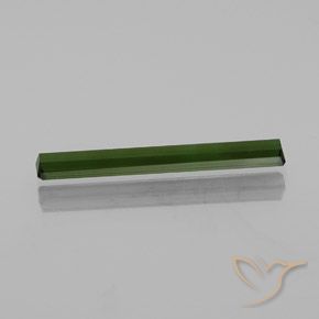 Tormalina Verde scuro naturale da 2.65 ct, Ottagonale / Taglio smeraldo, VVS