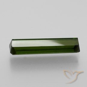 Tormalina Verde terroso naturale da 1.38 ct, Ottagonale / Taglio smeraldo, VS-SI