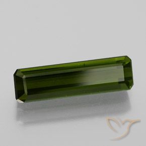 Tormalina Verde foresta naturale da 1.62 ct, Ottagonale / Taglio smeraldo, VS