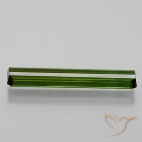 Tormalina Verde scuro naturale da 1.40 ct, Ottagonale / Taglio smeraldo, VVS-VS
