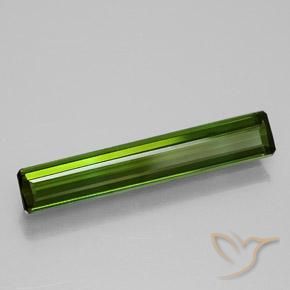 Tormalina Verde terroso naturale da 1.08 ct, Ottagonale / Taglio smeraldo, VVS