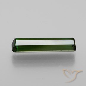 Tormalina Verde terroso naturale da 1.29 ct, Ottagonale / Taglio smeraldo, VS-SI