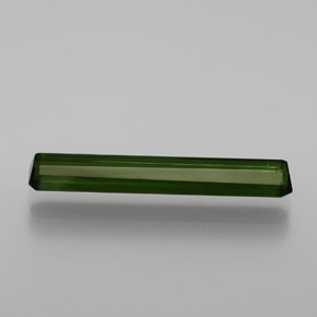 Tormalina Verde scuro naturale da 1.76 ct, Taglio smeraldo, VS-SI