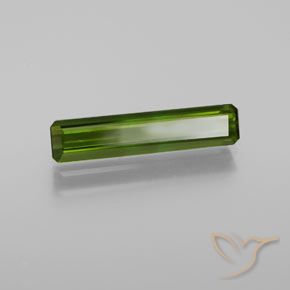 Tormalina Verde medio naturale da 1.46 ct, Ottagonale / Taglio smeraldo, VVS-VS
