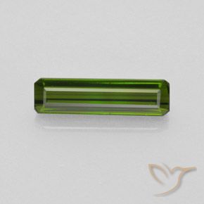 1.89ct Naturale Verde scuro Tormalina, Taglio smeraldo, VVS