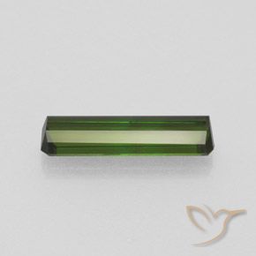 Tormalina Verde scuro naturale da 1.89 ct, Ottagonale / Taglio smeraldo, VVS