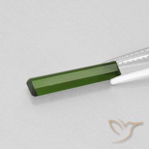 Tormalina Verde foresta naturale da 1.40 ct, Ottagonale / Taglio smeraldo, SI
