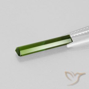 Tormalina Verde medio naturale da 1.22 ct, Ottagonale / Taglio smeraldo, VS