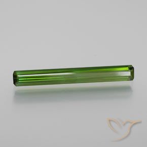 Tormalina Verde terroso naturale da 1.27 ct, Ottagonale / Taglio smeraldo, VS