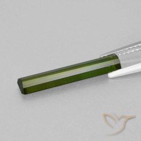 Tormalina Verde foresta naturale da 1.84 ct, Ottagonale / Taglio smeraldo, VVS-VS