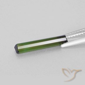 Tormalina Verde medio naturale da 1.49 ct, Ottagonale / Taglio smeraldo, VVS
