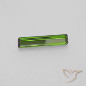 Tormalina Verde medio naturale da 1.24 ct, Ottagonale / Taglio smeraldo, VVS