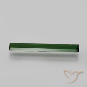 Tormalina Verde scuro naturale da 1.76 ct, Ottagonale / Taglio smeraldo, VVS-VS