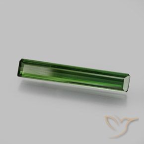 Tormalina Verde medio-scuro naturale da 1.45 ct, Ottagonale / Taglio smeraldo, VVS-VS