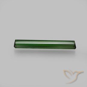 Tormalina Verde medio-scuro naturale da 1.45 ct, Ottagonale / Taglio smeraldo, VVS-VS
