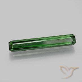 Tormalina Verde naturale da 1.66 ct, Ottagonale / Taglio smeraldo, VVS-VS