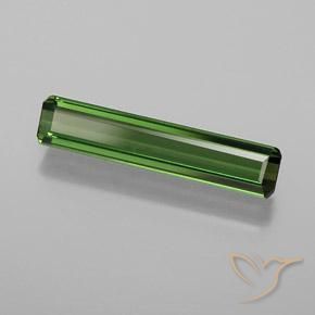 Tormalina Verde terroso naturale da 1.14 ct, Ottagonale / Taglio smeraldo, VVS