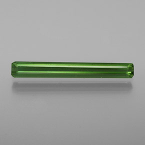 Tormalina naturale verde da 1,14 ct, taglio smeraldo, VS