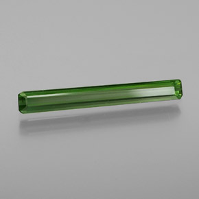 Tormalina naturale verde da 1,14 ct, taglio smeraldo, VS