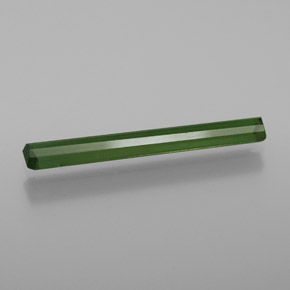 Tormalina naturale verde da 1,14 ct, taglio smeraldo, VS