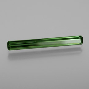 Tormalina Verde scuro naturale da 1.13 ct, Taglio smeraldo, VS-SI