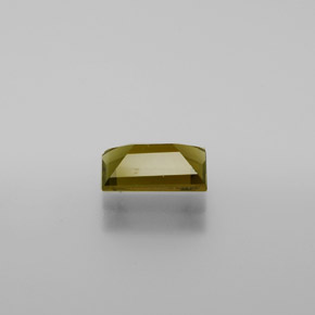 Tormalina naturale verde da 1,05 ct, baguette, VS