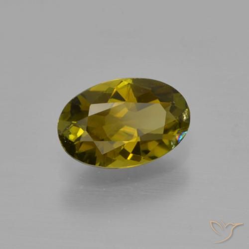 Tormalina Marrone medio naturale da 1.05 ct, Ovale, VS-SI