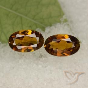 Gemme di Tormalina Marrone medio-scuro naturale da 1.74 ct, Ovale, VVS