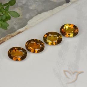 Gemme di Tormalina Caramello Marrone naturale da 3.08 ct, Ovale, VVS