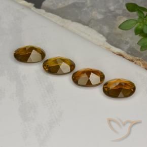 Gemme di Tormalina Caramello Marrone naturale da 3.08 ct, Ovale, VVS